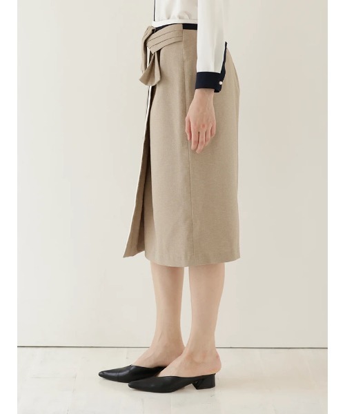 「TONAL」 スカート 36 ベージュ レディース_画像3