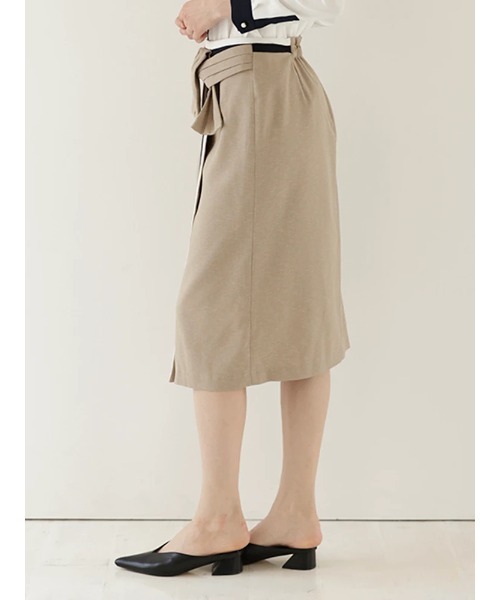 「TONAL」 スカート 36 ベージュ レディース_画像4