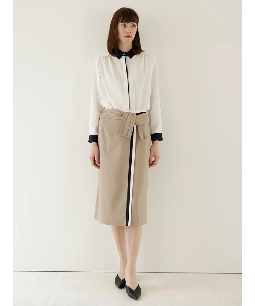 「TONAL」 スカート 36 ベージュ レディース_画像9