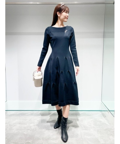 CELFORD（セルフォード） ニットワンピース 38 ダークネイビー