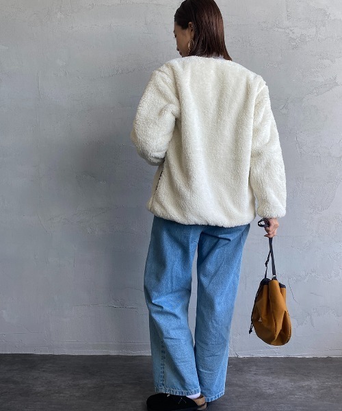 「CHUMS」 ブルゾン MEDIUM アイボリー レディース_画像8