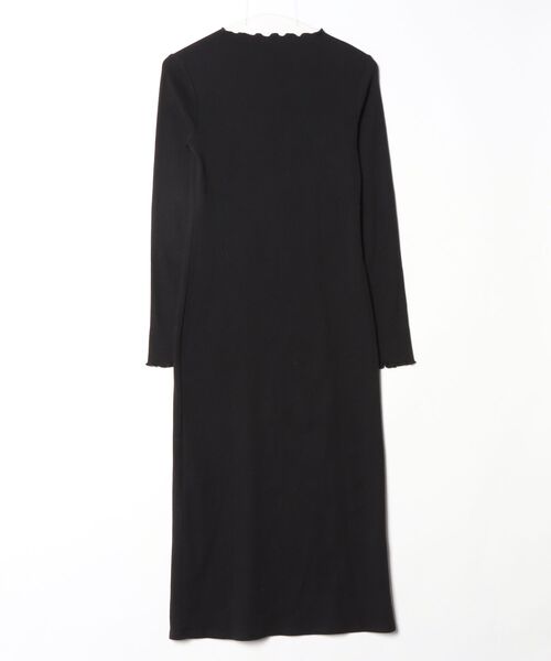 新品　Theory ワンピース　ロング　毛100% 長袖　黒　ブラック　S FURFUR（ファーファー） 長袖ワンピース ONE SIZE ブラック レディース