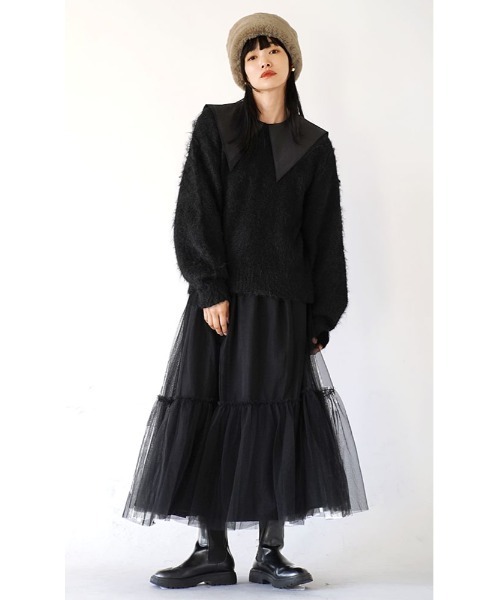 「e-zakkamania stores」 長袖カットソー フリー ブラック レディース_画像6