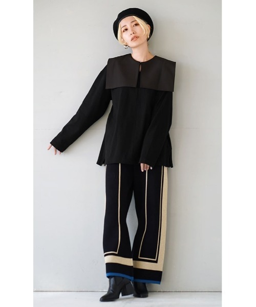 「e-zakkamania stores」 長袖カットソー フリー ブラック レディース_画像7