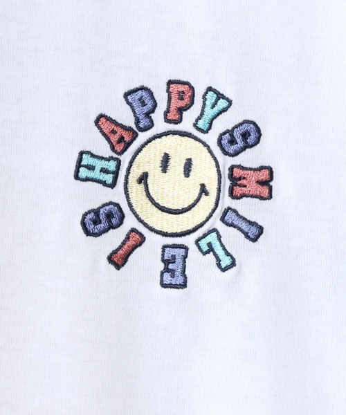 「SMILEY FACE」 半袖Tシャツ L ブラック系その他7 レディース_画像4