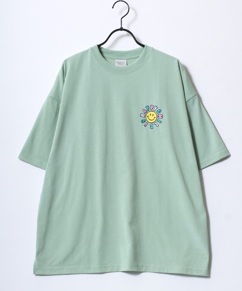 「SMILEY FACE」 半袖Tシャツ L ブラック系その他7 レディース_画像7