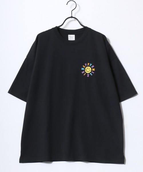 「SMILEY FACE」 半袖Tシャツ L ブラック系その他7 レディース_画像9