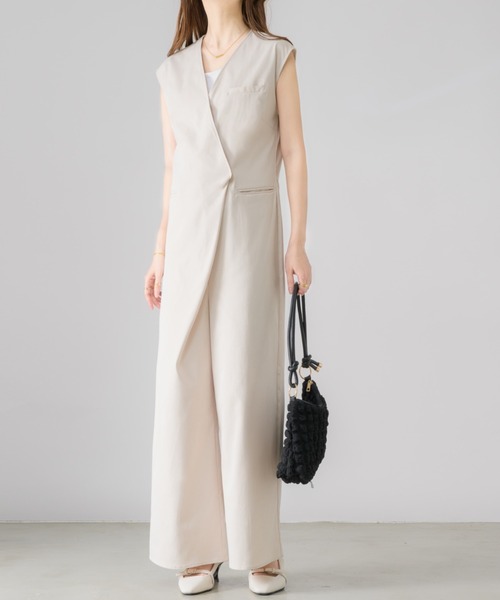 「NEUNA」 オールインワン LARGE アイボリー レディース_画像9