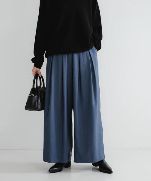 URBAN RESEARCH（アーバンリサーチ） パンツ ストレッチタックギャザー