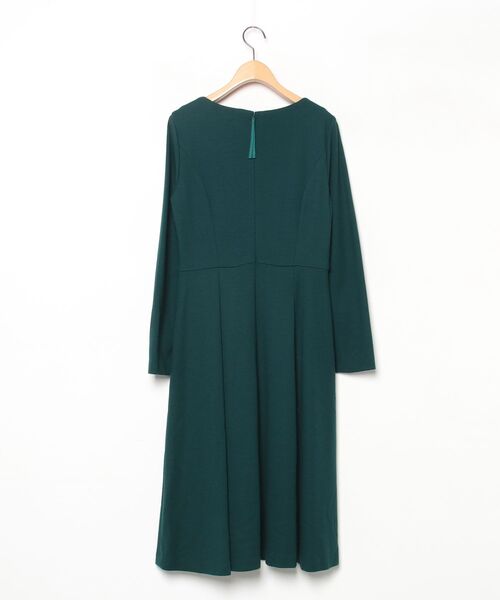 「Rose Tiara」 長袖ワンピース 40 グリーン レディース_画像2