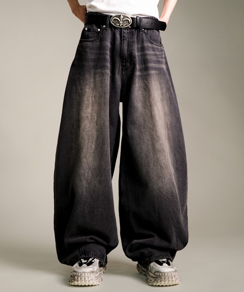 「CALIFORNIA OUTFITTERS」 デニムパンツ S ブラック メンズ_画像2