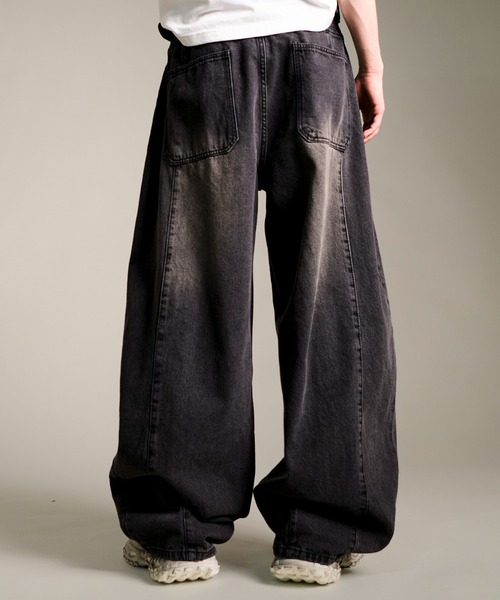 「CALIFORNIA OUTFITTERS」 デニムパンツ S ブラック メンズ_画像3