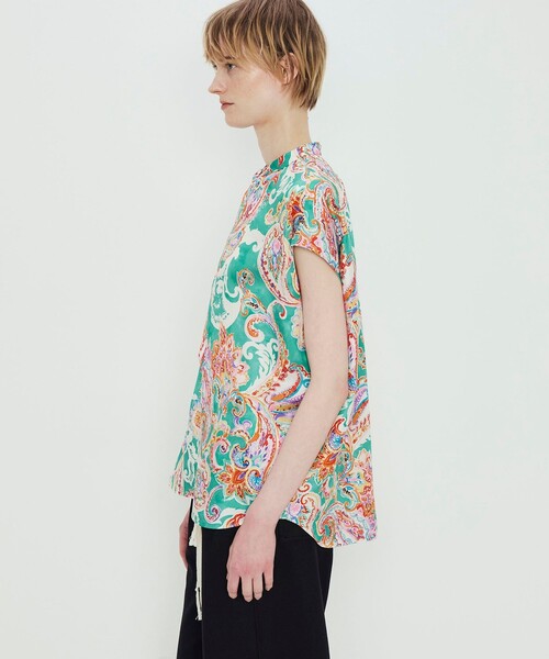 TOMORROWLAND .B リネンシルクツイード キャップスリーブトップ リネンシルクツイード キャップスリーブトップ｜トゥモローランド 公式通販