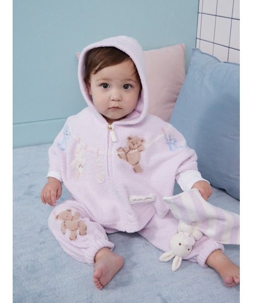 gelato pique（ジェラートピケ） ベビー 「BABY」エアリーモコ