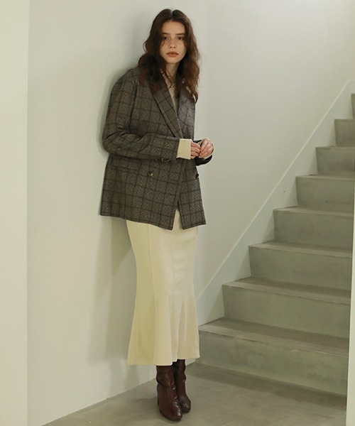 「CREDONA」 長袖ワンピース FREE ホワイト系その他 レディース_画像3