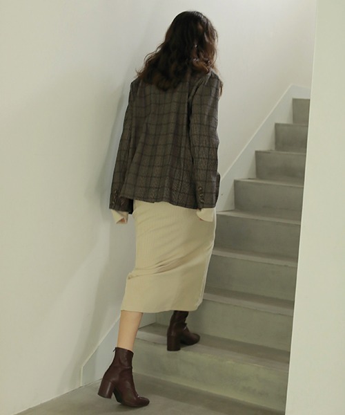 「CREDONA」 長袖ワンピース FREE ホワイト系その他 レディース_画像5