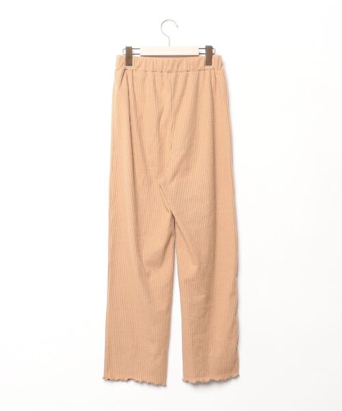 「LISTEN HEARTBEAT」 イージーパンツ - ベージュ レディース_画像2