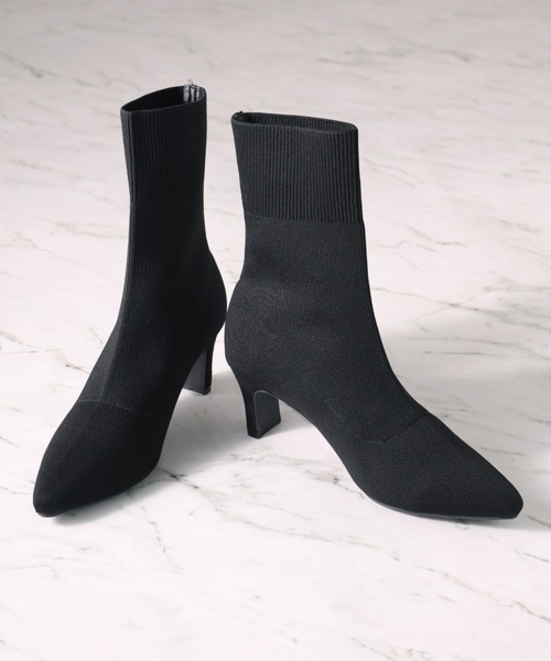 「VIVIAN」 ショートブーツ M ブラック レディース_画像2