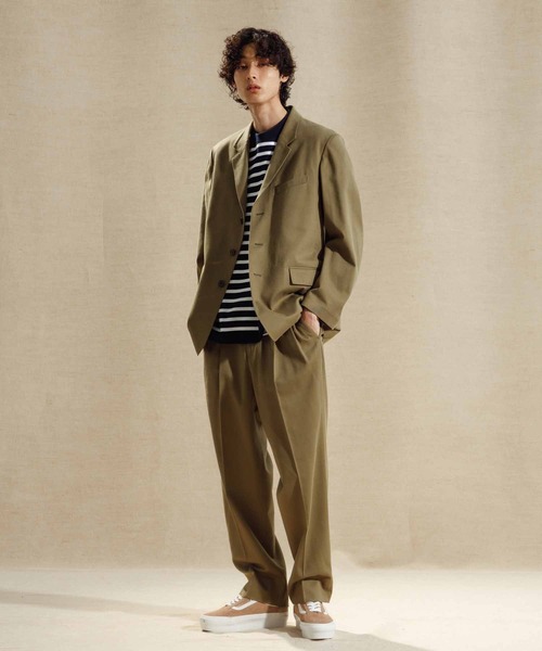 「ADAM ET ROPE'」 テーラードジャケット S ブルー系その他3 メンズ_画像2