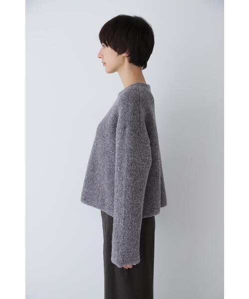 「human woman」 長袖ニット MEDIUM ホワイト系その他 レディース_画像4