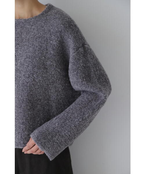 「human woman」 長袖ニット MEDIUM ホワイト系その他 レディース_画像7