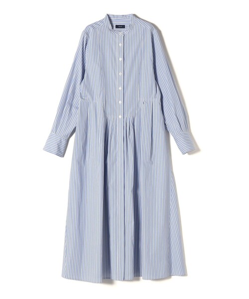 「SHIPS」 長袖ワンピース SMALL ブルー レディース_画像7