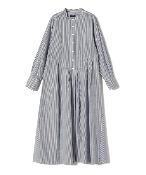 「SHIPS」 長袖ワンピース SMALL ブルー レディース_画像9