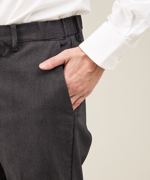 「ABAHOUSE GRAY」 スラックス 48 グレイッシュベージュ メンズ_画像7