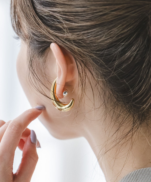 in mood（インムード） ピアス CRESCENT pierce レディース : ZOZOTOWN 