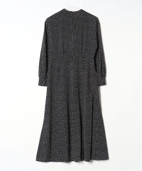 「NATURAL BEAUTY BASIC」 長袖ワンピース MEDIUM ネイビー レディース_画像2