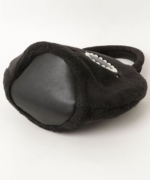 「a-jolie」 ハンドバッグ「en recreコラボ」 - ブラック レディース_画像3