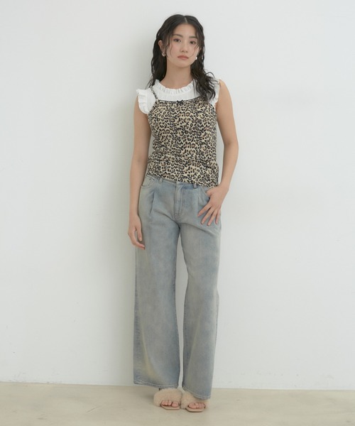 「CIMARRON」 デニムパンツ S ピンク系その他2 レディース_画像8