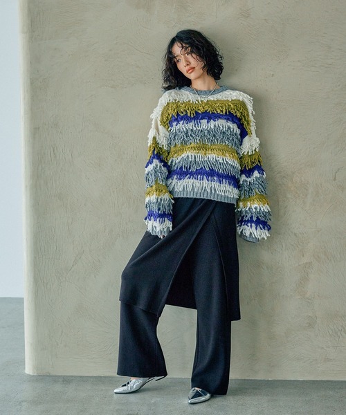 「LEPSIM」 パンツ FREE ブラック レディースの画像5