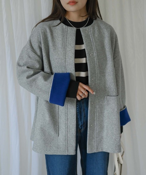UNITED ARROWS（ユナイテッドアローズ） ノーカラーコート 38 オフ