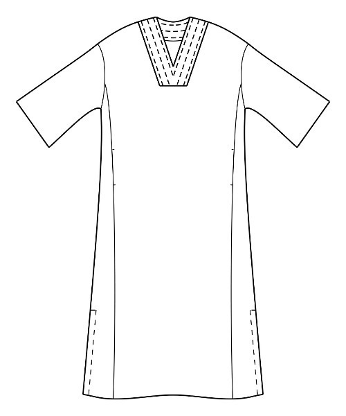 「IEDIT」 半袖ワンピース MEDIUM ブラック レディース_画像5