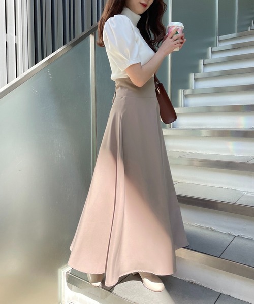 「one after another NICE CLAUP」 フレアスカート SMALL ブラック レディース_画像8