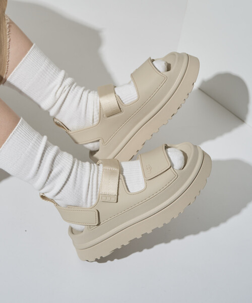 サンダル 限定展開 UGG/アグ W GOLDENGLOW/ウィメンズ ゴールデングロウ「5~8サイズ展開」 レディースの画像