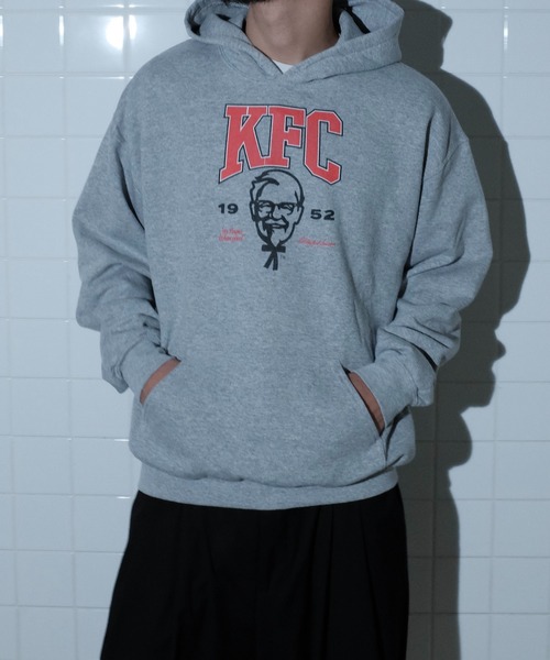「THRIFTY LOOK」 プルオーバーパーカー MEDIUM グレー メンズ_画像9