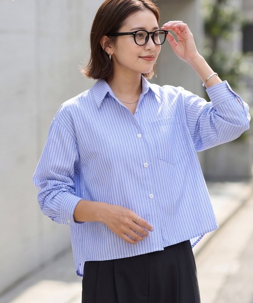 スタイルデリ 新品 ベーシックストライプ柄シャツ ベーシックストライプ柄シャツB | おしゃれな大人レディース