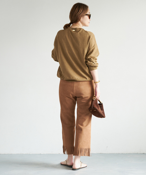 Deuxieme Classe☆新品 EVERYDAY クルーネックニット 茶色 DEUXIEME CLASSE（ニット/セーター）のフリマアイテム一覧