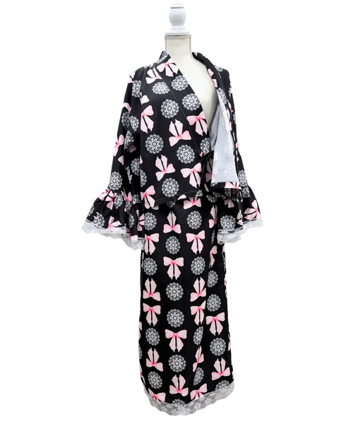9658. 【未使用タグ付き】BODY LINE ロリータ 着物 浴衣 蝶々 BODYLINE セパレート浴衣 ゆかた 浴衣 「ゆかた単品」選べる4柄