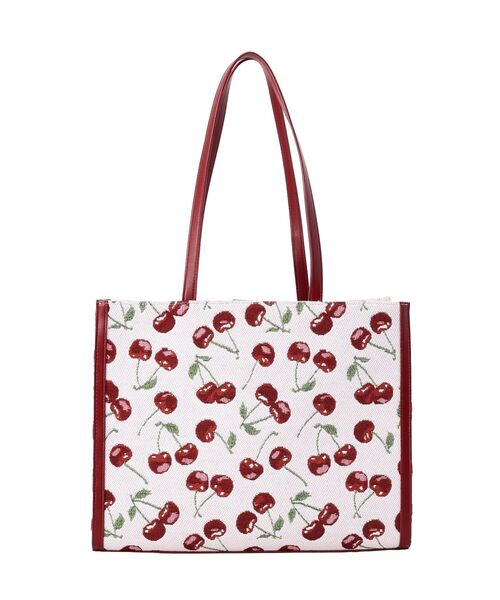 Maison de FLEUR（メゾンドフルール） トートバッグ チェリー柄