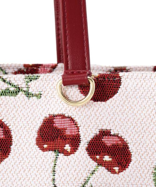 Maison de FLEUR（メゾンドフルール） トートバッグ チェリー柄