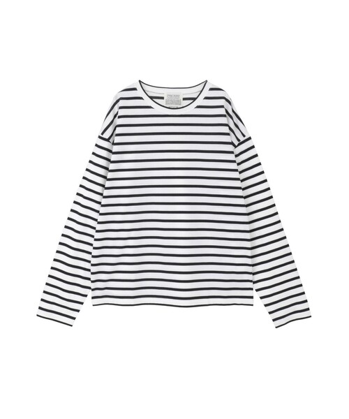 INSCRIRE（アンスクリア） tシャツ 「」別注コットンボーダーロング