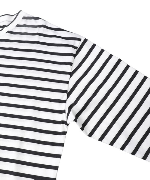 INSCRIRE（アンスクリア） tシャツ 「」別注コットンボーダーロング