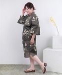 甚平 浴衣 「大きいサイズ」リラックスタイムを...の詳細画像2
