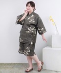 甚平 浴衣 「大きいサイズ」リラックスタイムを...の詳細画像4