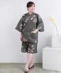 甚平 浴衣 「大きいサイズ」リラックスタイムを...の詳細画像5