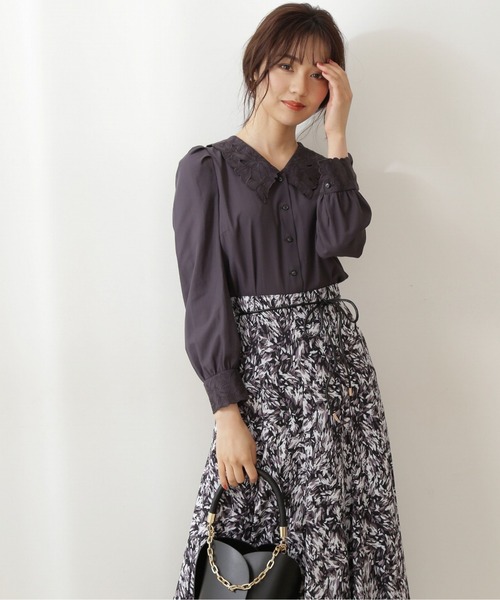 「PROPORTION BODY DRESSING」 長袖ブラウス MEDIUM ホワイト レディース_画像5