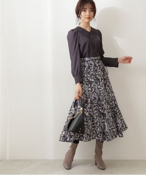 「PROPORTION BODY DRESSING」 長袖ブラウス MEDIUM ホワイト レディース_画像6